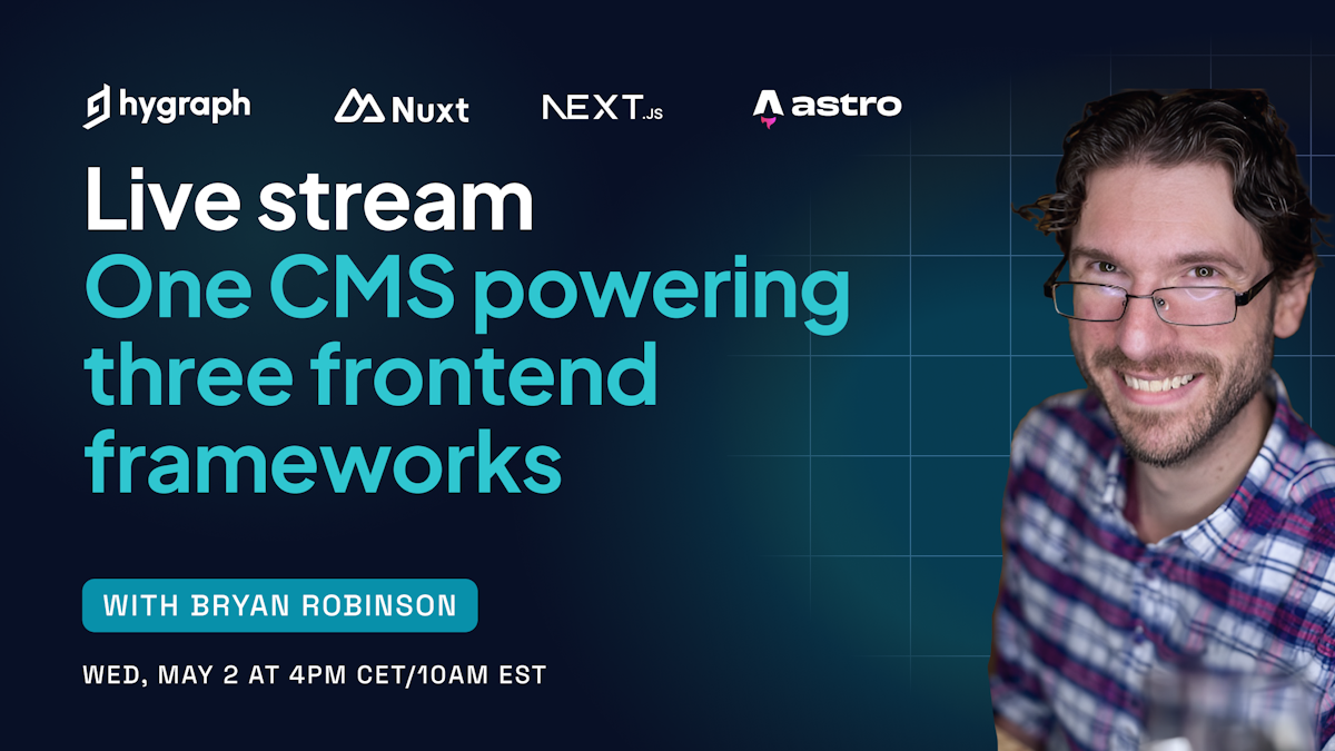 Cover image for One CMS powering three frontend frameworks