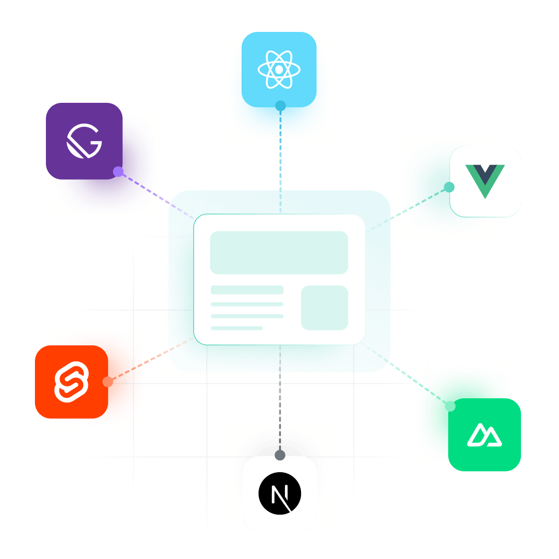 Build Jamstack sites using modern Javascript frameworks
