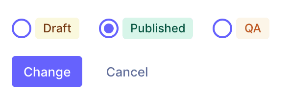Default Content Stage