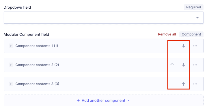 Organize components