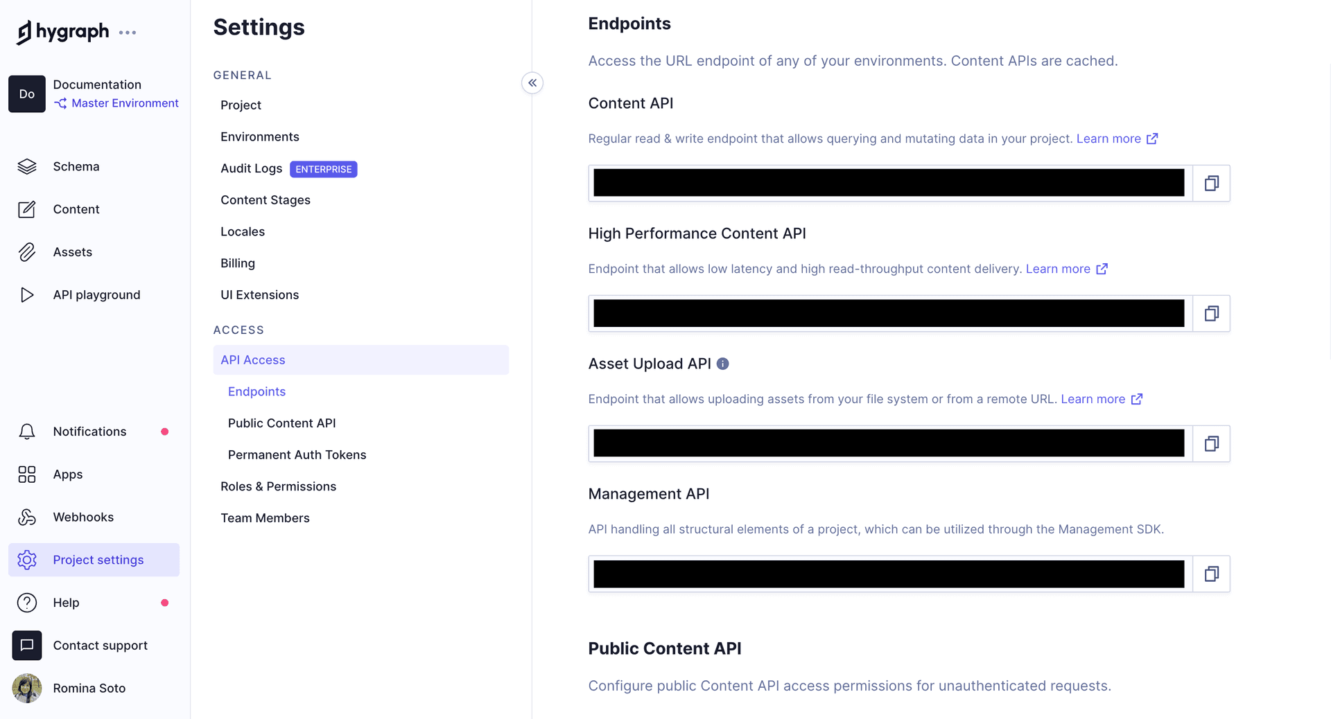 API Access - Endpoints