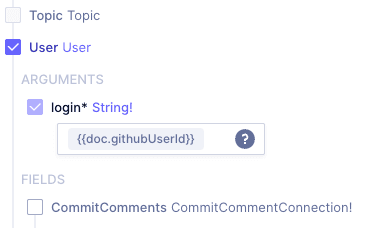 Selecting the Schema entrypoint