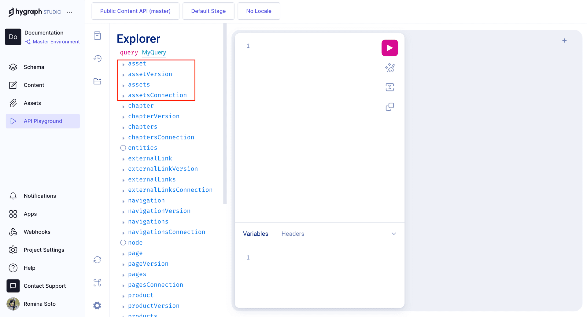 Asset queries