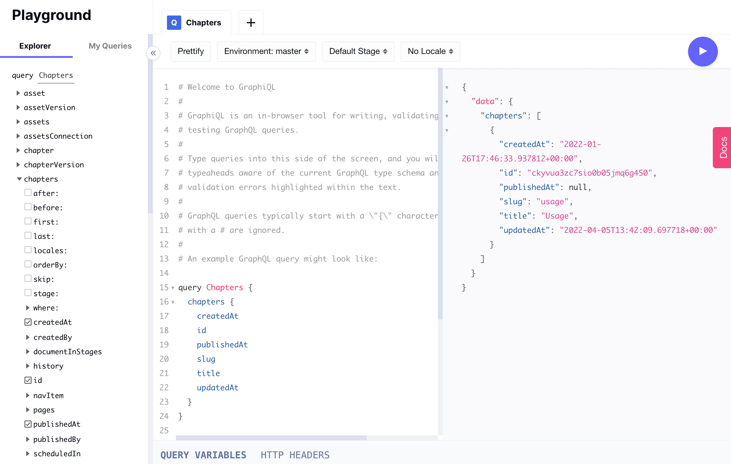 API Playground