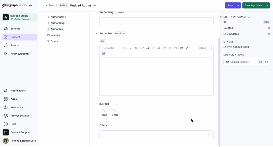 Conditional field - Boolean