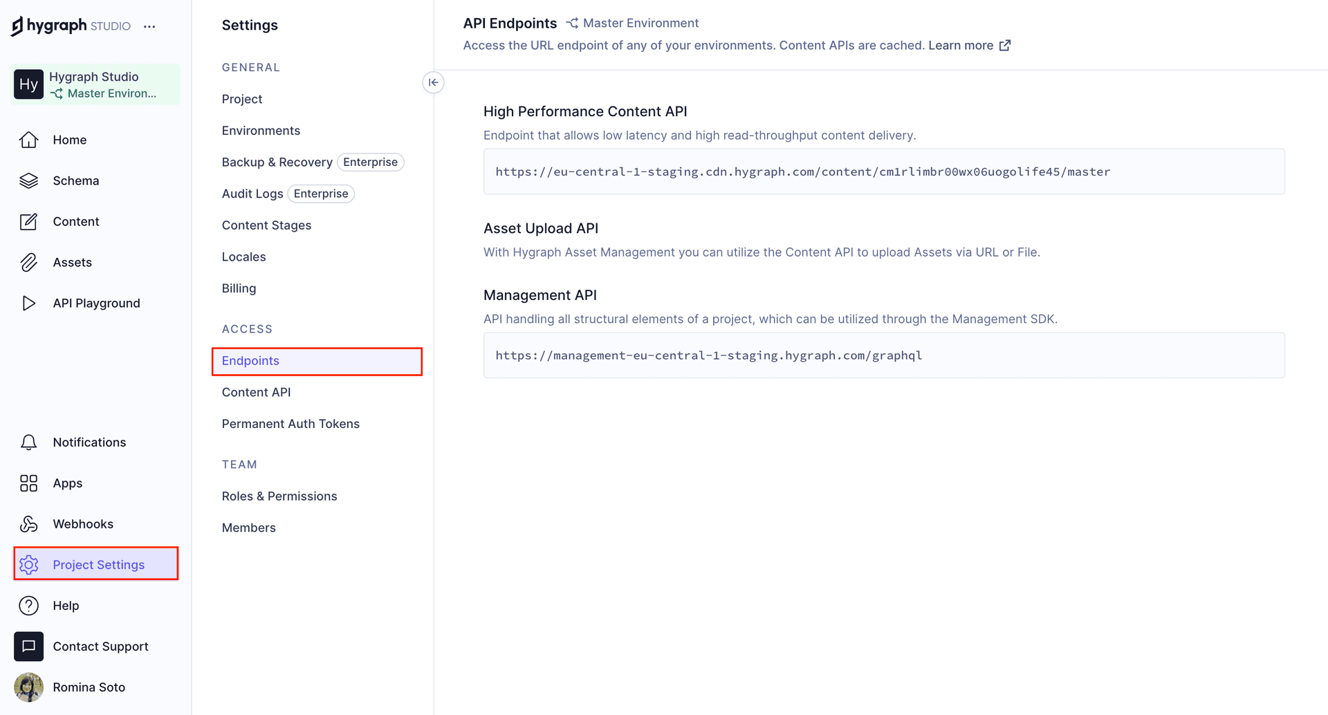 API Access - Endpoints