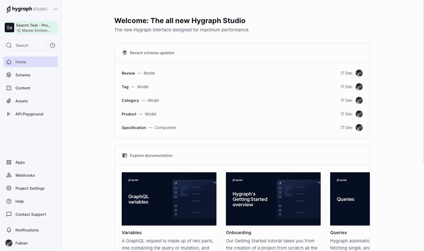 Content Finder usage example
