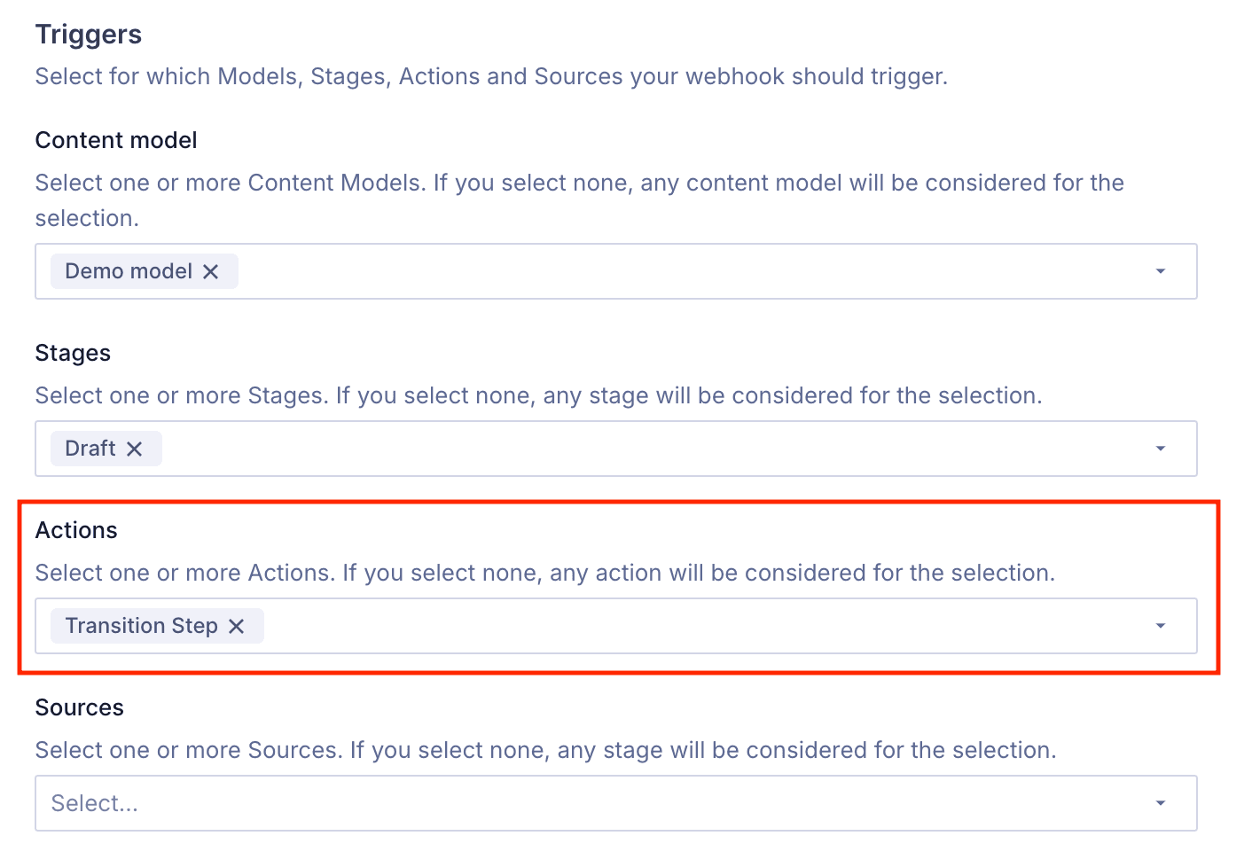 Webhooks for workflows