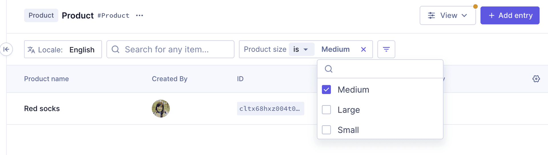Multi-value enum filtering