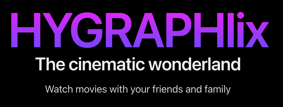 Hygraphlix: movie streaming platform demo built with Hygraph