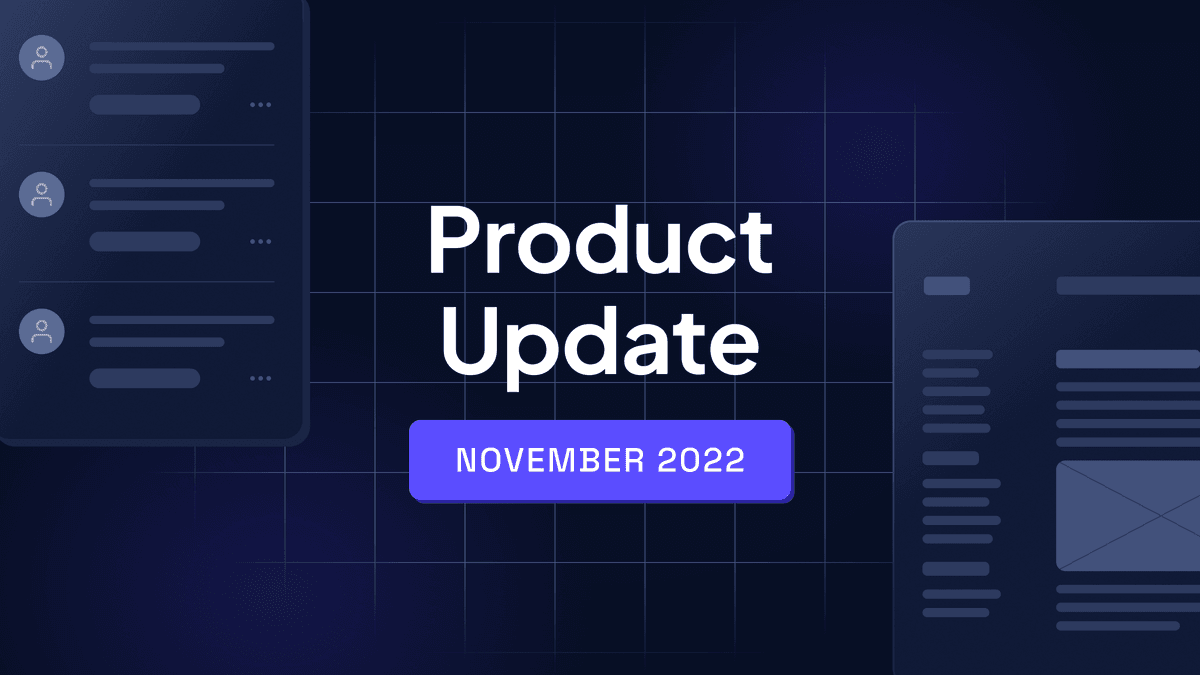 A visual representation of the Hygraph Product Update for November 2022