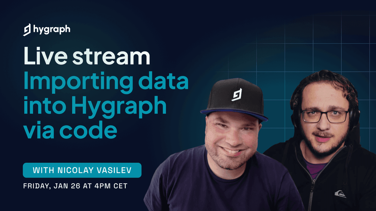 Cover image for Importing data into Hygraph via code