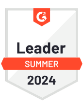 G2 Leader badge for summer 2024