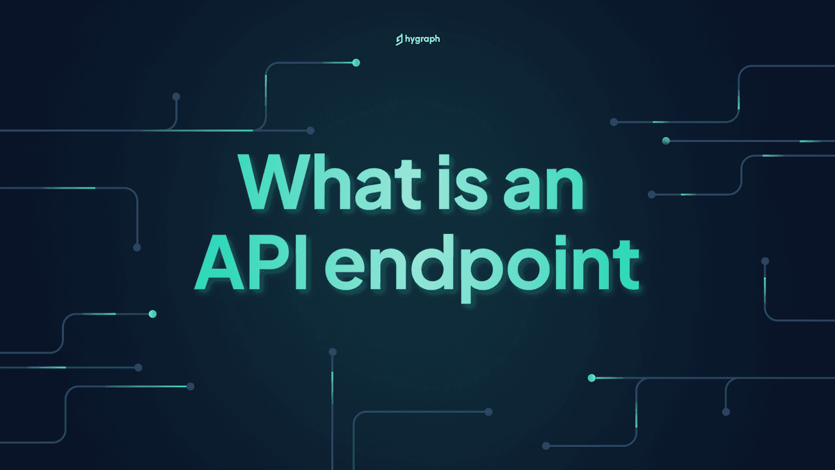 What is an API endpoint