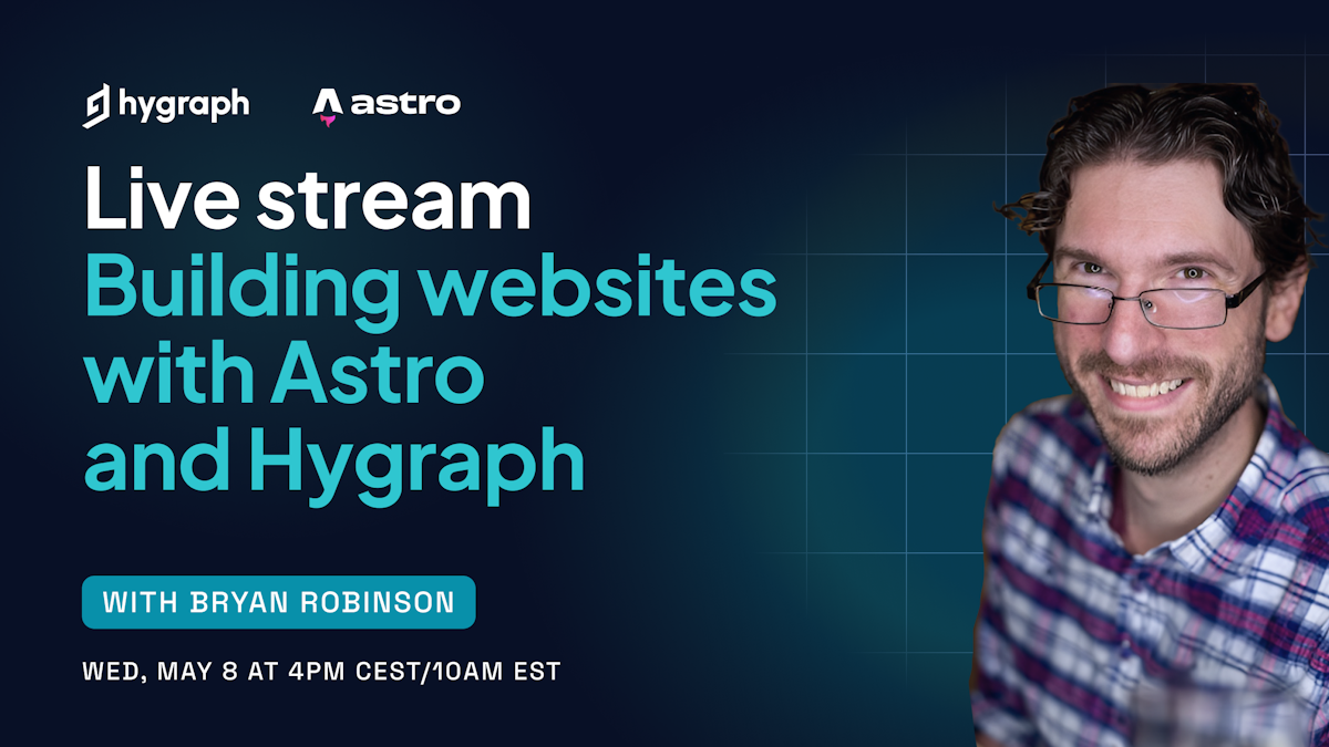 Cover image for Building websites with Astro and Hygraph