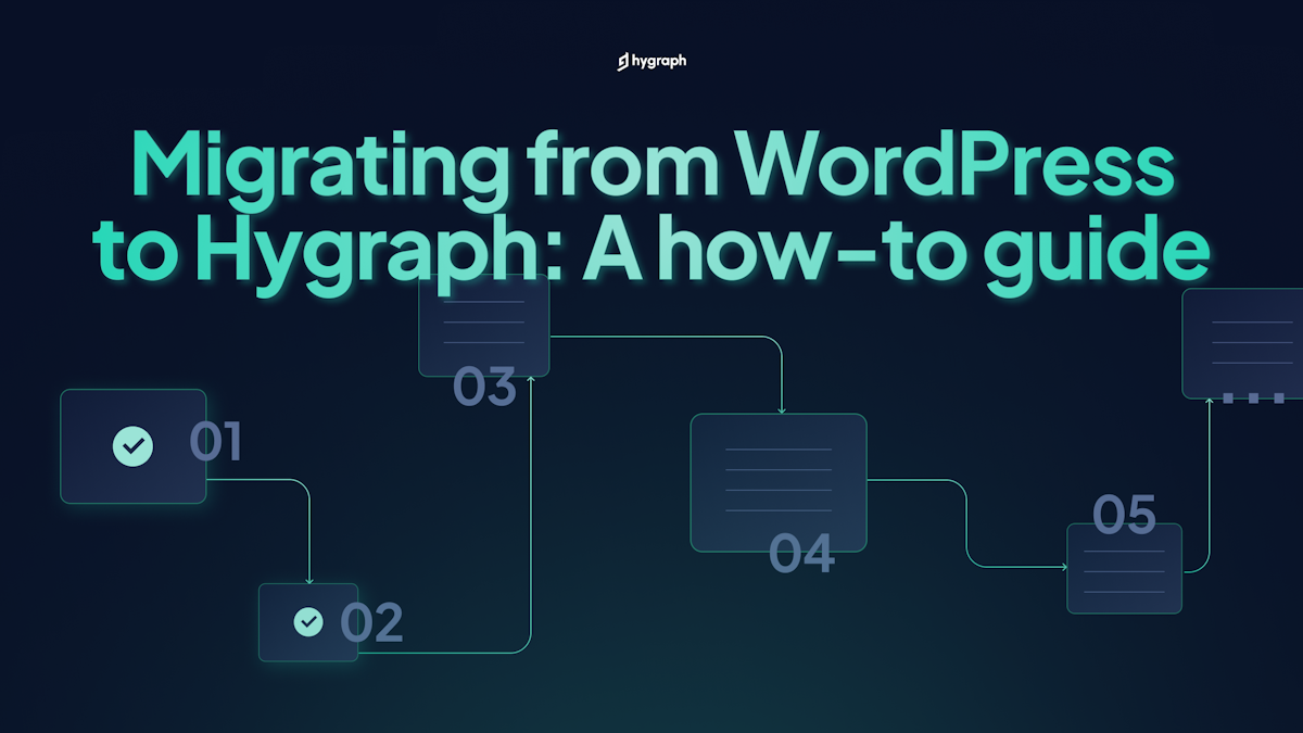 Migrating from WordPress to Hygraph: A how-to guide