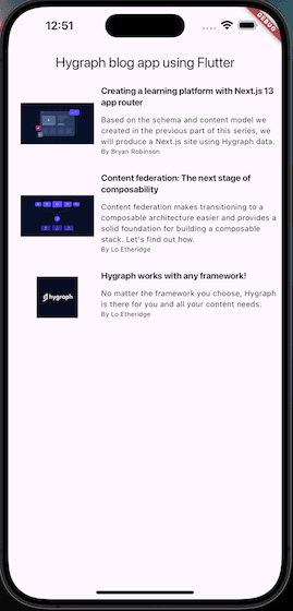 Flutter iOS app