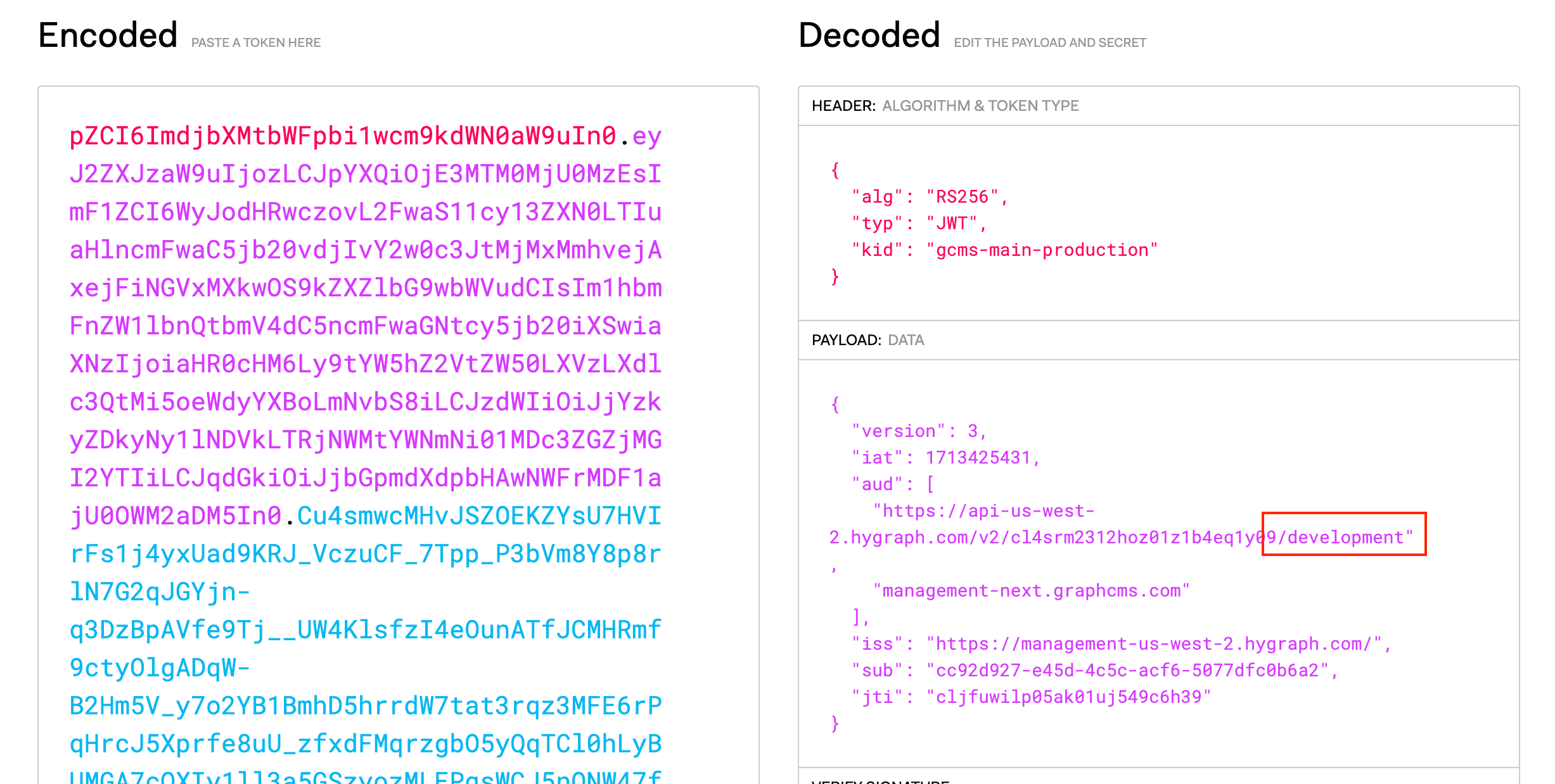 Permanent Auth Token