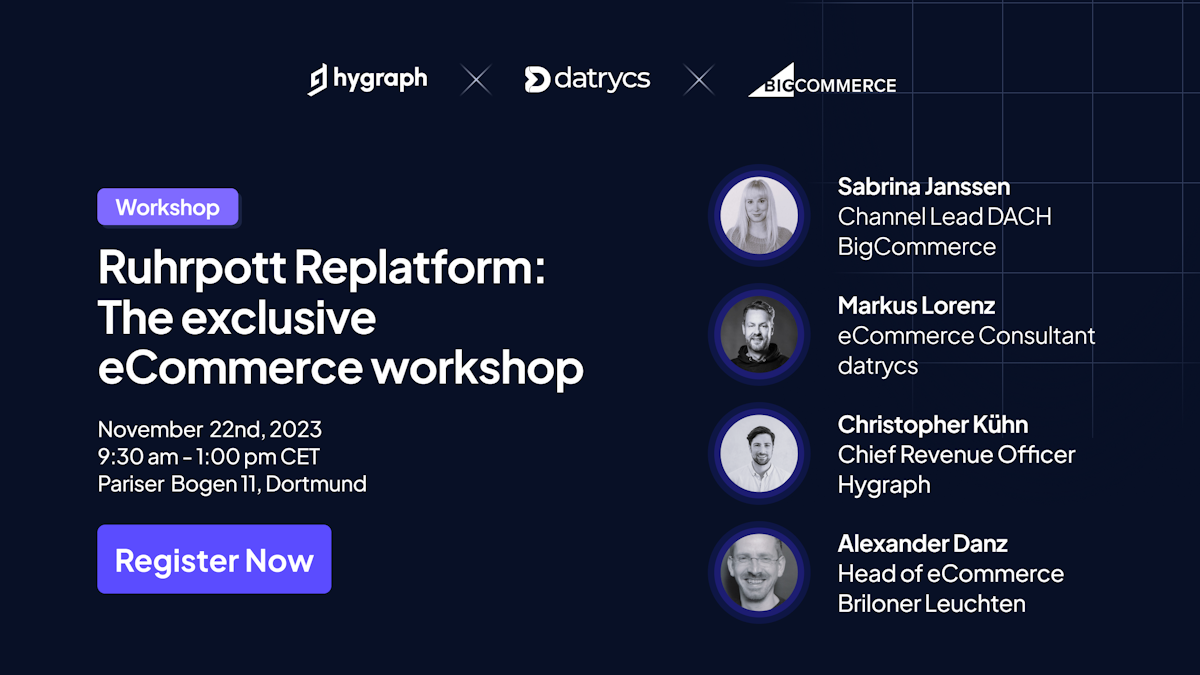 Cover image for Ruhrpott Replatform: The exclusive eCommerce workshop