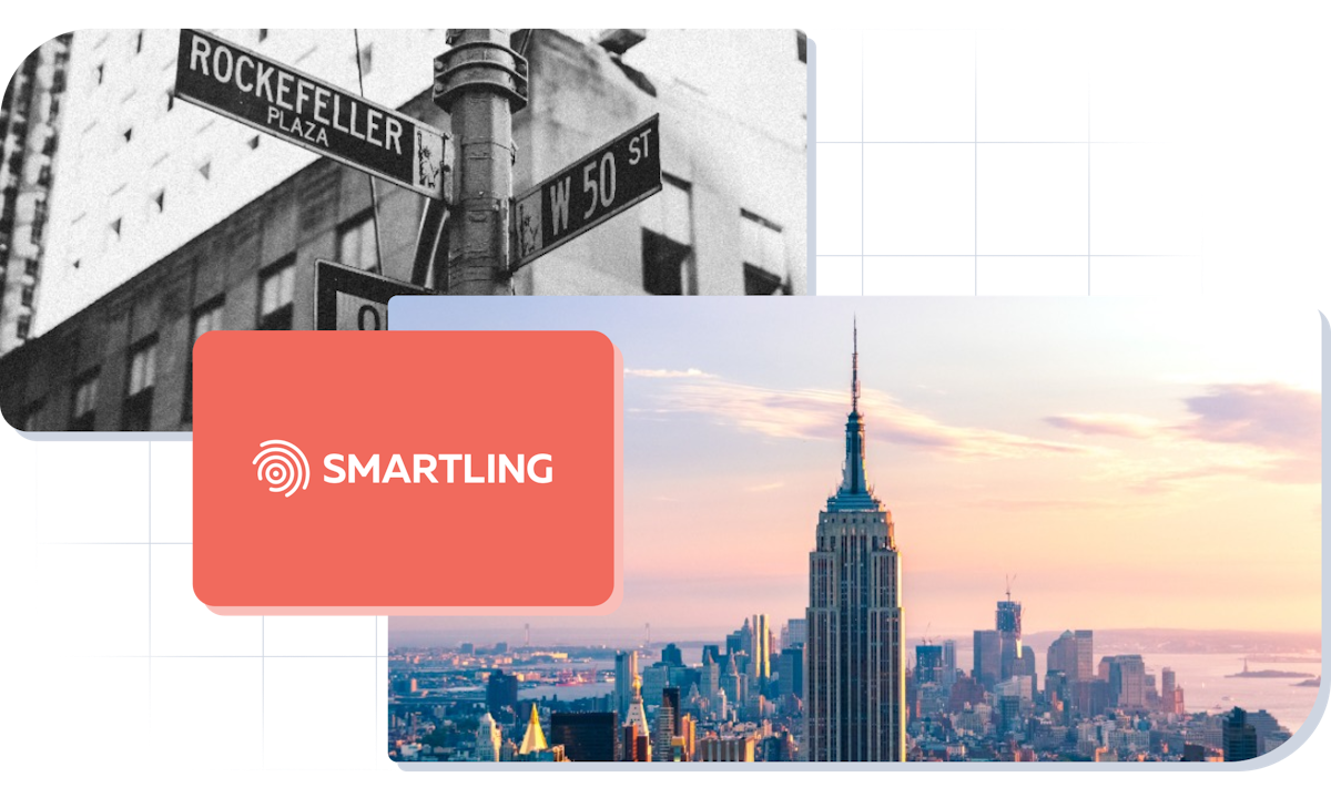 Images of New York and Smartling logo