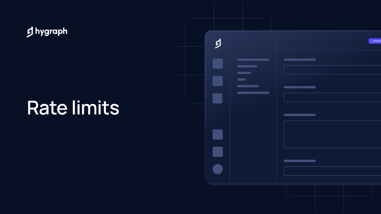 Rate limits Hygraph