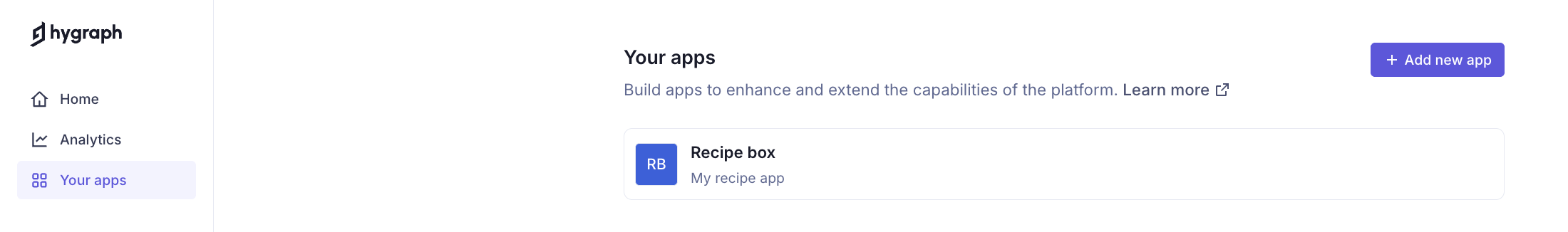 Your apps