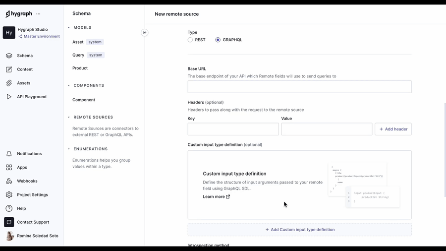 Remote Source - GraphQL